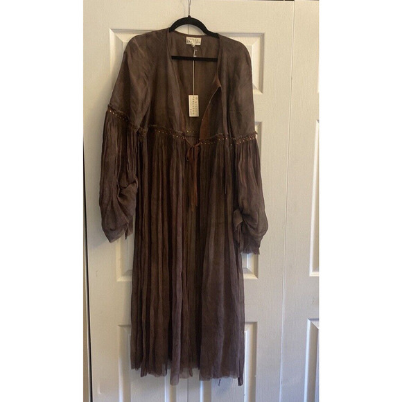 Nigel Preston‎ Duster Jacket Festival Boho Western Whimsigoth Indie Designer - Picture 1 of 12